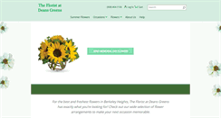 Desktop Screenshot of deansgreenflorist.com